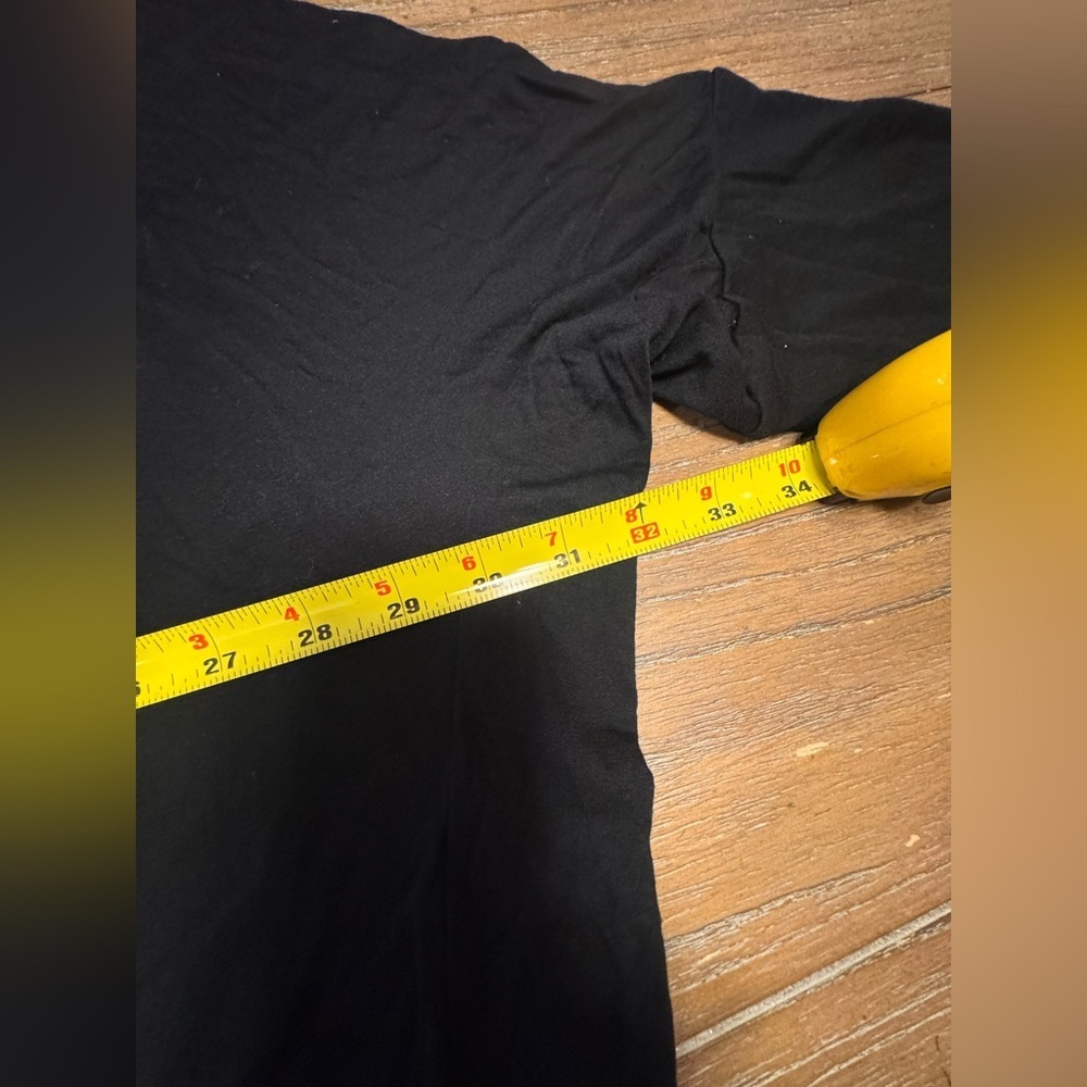 Roaman's Elegant Black Short Sleeve Top - Picture 2 of 6